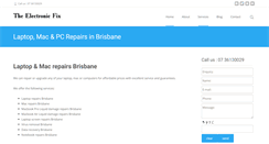 Desktop Screenshot of electronicfix.com.au