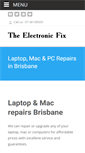Mobile Screenshot of electronicfix.com.au
