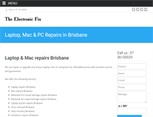 Tablet Screenshot of electronicfix.com.au
